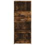 Aparador alto madera de ingeniería roble ahumado 50x42,5x124 cm de , Aparadores - Ref: Foro24-846177, Precio: 93,18 €, Descue...