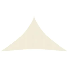 Toldo de vela HDPE color crema 160 g/m² 2,5x2,5x3,5 m de vidaXL, Sombrillas - Ref: Foro24-311196, Precio: 18,10 €, Descuento: %