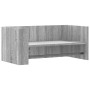 Estante de pared madera ingeniería gris Sonoma 70,5x35x30,5 cm de , Estantes y estanterías - Ref: Foro24-848456, Precio: 36,1...