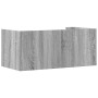 Estante de pared madera ingeniería gris Sonoma 70,5x35x30,5 cm de , Estantes y estanterías - Ref: Foro24-848456, Precio: 36,1...