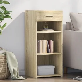 Aparador de madera de ingeniería roble Sonoma 40x42,5x93 cm by , Sideboards - Ref: Foro24-846315, Price: 56,48 €, Discount: %