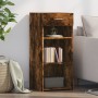 Aparador madera de ingeniería roble ahumado 40x42,5x93 cm de , Aparadores - Ref: Foro24-846317, Precio: 61,56 €, Descuento: %
