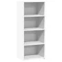 Aparador alto madera de ingeniería blanco 50x41x124 cm de , Aparadores - Ref: Foro24-846397, Precio: 64,95 €, Descuento: %