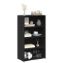 Aparador alto madera de ingeniería negro 70x41x124 cm de , Aparadores - Ref: Foro24-846405, Precio: 79,22 €, Descuento: %