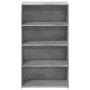 Aparador alto madera de ingeniería gris hormigón 70x41x124 cm de , Aparadores - Ref: Foro24-846407, Precio: 81,71 €, Descuent...