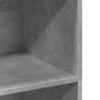 Aparador alto madera de ingeniería gris hormigón 70x41x124 cm de , Aparadores - Ref: Foro24-846407, Precio: 81,71 €, Descuent...
