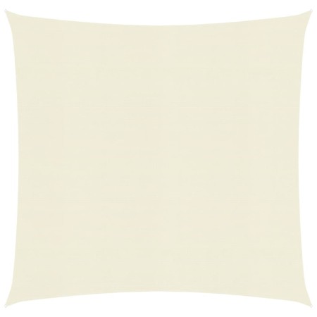 Toldo de vela crema HDPE 160 g/m² 5x5 m de vidaXL, Sombrillas - Ref: Foro24-311168, Precio: 57,25 €, Descuento: %