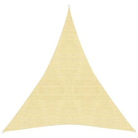 Toldo de vela HDPE beige 160 g/m² 5x6x6 m de vidaXL, Sombrillas - Ref: Foro24-311153, Precio: 38,08 €, Descuento: %