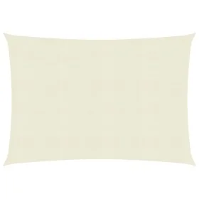 Cream HDPE sail awning 160 g/m² 2.5x3.5 m by vidaXL, Umbrellas - Ref: Foro24-311178, Price: 27,54 €, Discount: %