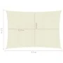 Cream HDPE sail awning 160 g/m² 2.5x3.5 m by vidaXL, Umbrellas - Ref: Foro24-311178, Price: 27,54 €, Discount: %
