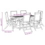 Juego comedor de jardín 7 pzas madera maciza acacia y textileno de , Conjuntos de jardín - Ref: Foro24-3279298, Precio: 611,9...
