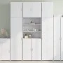 Aparador alto madera de ingeniería blanco 80x42,5x249 cm de , Aparadores - Ref: Foro24-3281357, Precio: 226,56 €, Descuento: %