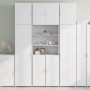 Aparador alto madera de ingeniería blanco 80x42,5x249 cm de , Aparadores - Ref: Foro24-3281357, Precio: 237,20 €, Descuento: %