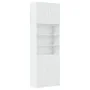Aparador alto madera de ingeniería blanco 80x42,5x249 cm de , Aparadores - Ref: Foro24-3281357, Precio: 226,56 €, Descuento: %