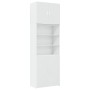 Aparador alto madera de ingeniería blanco 80x42,5x249 cm de , Aparadores - Ref: Foro24-3281357, Precio: 237,20 €, Descuento: %