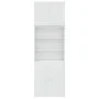 Aparador alto madera de ingeniería blanco 80x42,5x249 cm de , Aparadores - Ref: Foro24-3281357, Precio: 226,56 €, Descuento: %