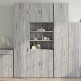 Aparador alto madera de ingeniería gris Sonoma 80x42,5x249 cm by , Sideboards - Ref: Foro24-3281362, Price: 258,50 €, Discoun...