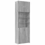 Aparador alto madera de ingeniería gris Sonoma 80x42,5x249 cm de , Aparadores - Ref: Foro24-3281362, Precio: 258,50 €, Descue...