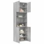 Aparador alto madera de ingeniería gris Sonoma 80x42,5x249 cm de , Aparadores - Ref: Foro24-3281362, Precio: 258,50 €, Descue...