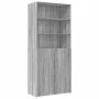 Aparador alto madera de ingeniería gris Sonoma 80x42,5x249 cm de , Aparadores - Ref: Foro24-3281362, Precio: 258,50 €, Descue...