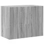 Aparador alto madera de ingeniería gris Sonoma 80x42,5x249 cm de , Aparadores - Ref: Foro24-3281362, Precio: 258,50 €, Descue...