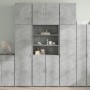 Aparador alto madera de ingeniería gris hormigón 80x42,5x249 cm de , Aparadores - Ref: Foro24-3281360, Precio: 259,36 €, Desc...