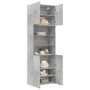 Aparador alto madera de ingeniería gris hormigón 80x42,5x249 cm de , Aparadores - Ref: Foro24-3281360, Precio: 259,36 €, Desc...