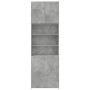 Aparador alto madera de ingeniería gris hormigón 80x42,5x249 cm de , Aparadores - Ref: Foro24-3281360, Precio: 259,36 €, Desc...