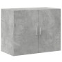 Aparador alto madera de ingeniería gris hormigón 80x42,5x249 cm de , Aparadores - Ref: Foro24-3281360, Precio: 259,36 €, Desc...