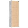 Aparador alto madera de ingeniería gris hormigón 80x42,5x249 cm de , Aparadores - Ref: Foro24-3281360, Precio: 259,36 €, Desc...