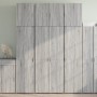Aparador alto madera de ingeniería gris Sonoma 80x42,5x249 cm de , Aparadores - Ref: Foro24-3281369, Precio: 283,15 €, Descue...