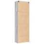 Aparador alto madera de ingeniería gris Sonoma 80x42,5x249 cm de , Aparadores - Ref: Foro24-3281369, Precio: 283,15 €, Descue...