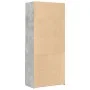 Aparador de madera de ingeniería gris hormigón 80x42,5x185 cm de , Aparadores - Ref: Foro24-3281381, Precio: 187,61 €, Descue...
