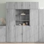 Aparador de madera de ingeniería gris Sonoma 80x42,5x185 cm de , Aparadores - Ref: Foro24-3281383, Precio: 201,11 €, Descuent...