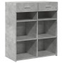 Aparador de madera contrachapada gris hormigón 80x42,5x93 cm de , Aparadores - Ref: Foro24-3281479, Precio: 96,49 €, Descuent...