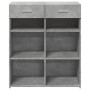 Aparador de madera contrachapada gris hormigón 80x42,5x93 cm de , Aparadores - Ref: Foro24-3281479, Precio: 96,49 €, Descuent...