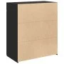 Aparador de madera de ingeniería negro 80x42,5x93 cm de , Aparadores - Ref: Foro24-3281470, Precio: 153,88 €, Descuento: %