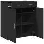 Aparador de madera de ingeniería negro 80x42,5x93 cm de , Aparadores - Ref: Foro24-3281470, Precio: 153,88 €, Descuento: %