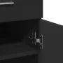 Aparador de madera de ingeniería negro 80x42,5x93 cm de , Aparadores - Ref: Foro24-3281470, Precio: 153,88 €, Descuento: %