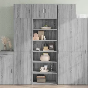 Aparador alto madera de ingeniería gris Sonoma 70x41x185 cm von , Sideboards - Ref: Foro24-3281692, Preis: 116,95 €, Rabatt: %