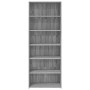 Aparador alto madera de ingeniería gris Sonoma 70x41x185 cm de , Aparadores - Ref: Foro24-3281692, Precio: 118,33 €, Descuent...