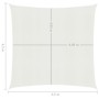 Toldo de vela HDPE blanco 160 g/m² 4,5x4,5 m de vidaXL, Sombrillas - Ref: Foro24-311222, Precio: 50,03 €, Descuento: %