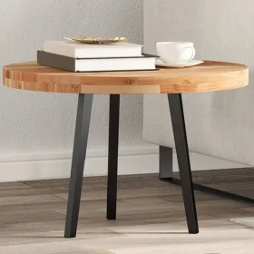 Tablero de mesa redondo madera maciza de acacia Ø60x4 cm by , Table tops - Ref: Foro24-4008702, Price: 66,91 €, Discount: %
