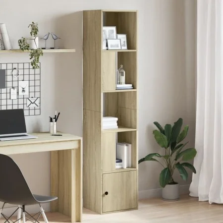 Estantería de madera de ingeniería roble Sonoma 40x36x189 cm de , Librerías y estanterías - Ref: Foro24-848243, Precio: 91,38...