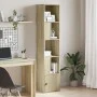 Estantería de madera de ingeniería roble Sonoma 40x36x189 cm de , Librerías y estanterías - Ref: Foro24-848243, Precio: 91,38...