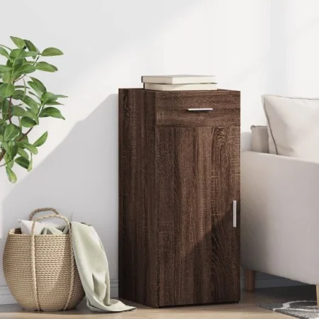 Aparador de madera de ingeniería roble marrón 40x42,5x93 cm de , Aparadores - Ref: Foro24-846284, Precio: 69,60 €, Descuento: %