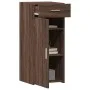 Aparador de madera de ingeniería roble marrón 40x42,5x93 cm de , Aparadores - Ref: Foro24-846284, Precio: 69,60 €, Descuento: %