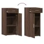Aparador de madera de ingeniería roble marrón 40x42,5x93 cm de , Aparadores - Ref: Foro24-846284, Precio: 69,60 €, Descuento: %