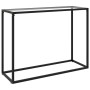 Mesa consola vidrio templado transparente 100x35x75 cm en Mesas auxiliares | Comprar online en Foru.es