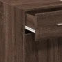 Aparador de madera de ingeniería roble marrón 40x42,5x93 cm de , Aparadores - Ref: Foro24-846284, Precio: 69,60 €, Descuento: %